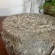 Vintage molded glass ceiling lamp