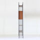 1960s vintage teak bookshelf in scandinavian style