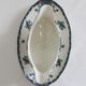 Ironware sauce boat with blue palmette decoration