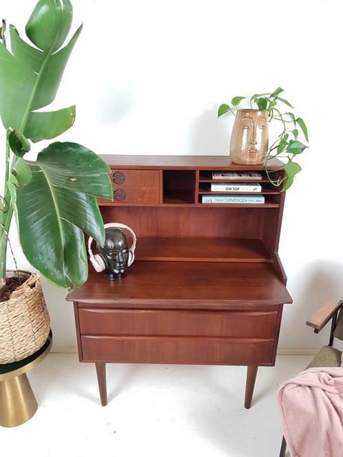 Vintage Danish teak secretary
