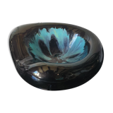 Vintage enamelled ceramic ashtray