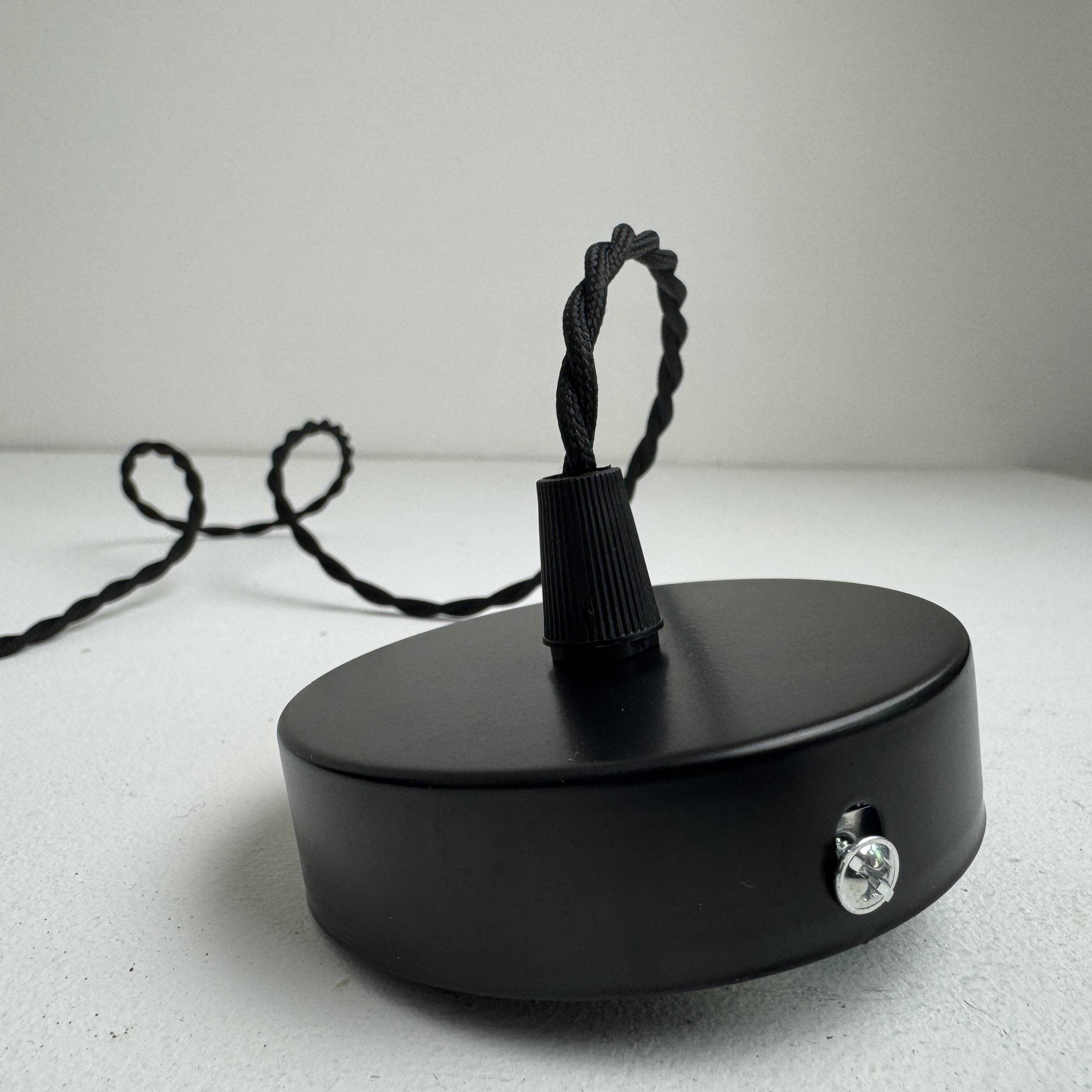 OLD ENAMELLED INDUSTRIAL WORKSHOP SUSPENSION