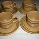 Pair of 2 Savoie Sarreguemines cups and saucers