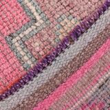 3x10 Pink Vintage Runner Rug, 99x324Cm
