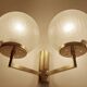 Pair Vintage Bubble Glass Wall Lights