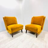 Pair easy chairs
