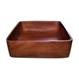 Great deep dish fruit basket empty Pocket Scandinavian vintage teak