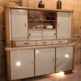 Vintage buffet in formica 1962 pale green