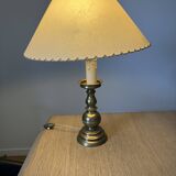 Brass base table lamp