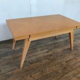 Modular coffee table up and down vintage feet compass