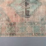 Shabby Turkish Oushak Rug 184x108 cm vintage carpet Ushak Region Medium