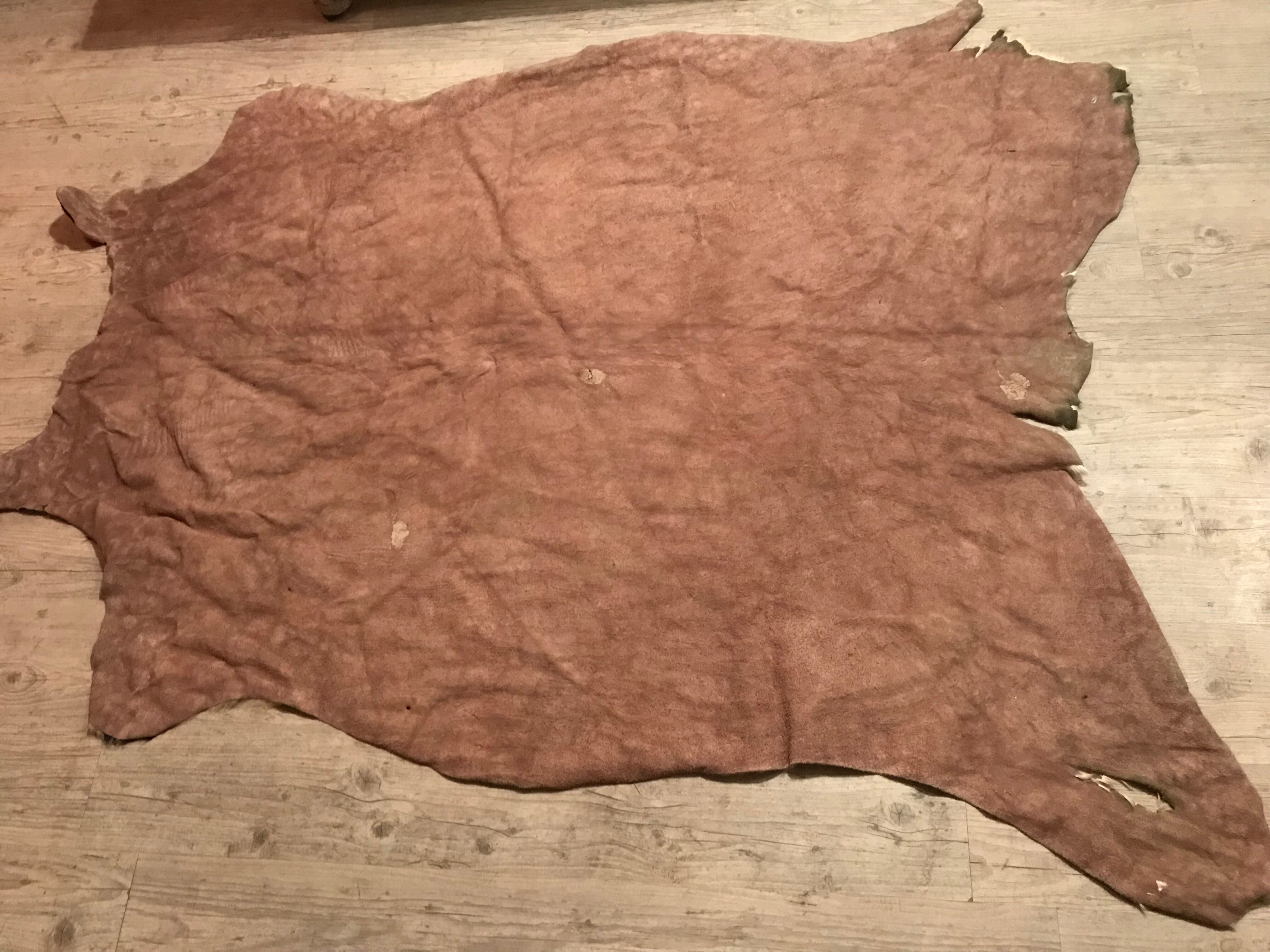 Carpet vintage skin of cow 200x150cm