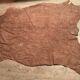 Carpet vintage skin of cow 200x150cm