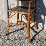 Vintage rattan side table