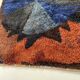 Abstract Scandinavian Multicolor High Pile Rya Rug Carpet, Sweden, 1960s