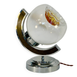 Table lamp with large Murano globe from the 1970s.