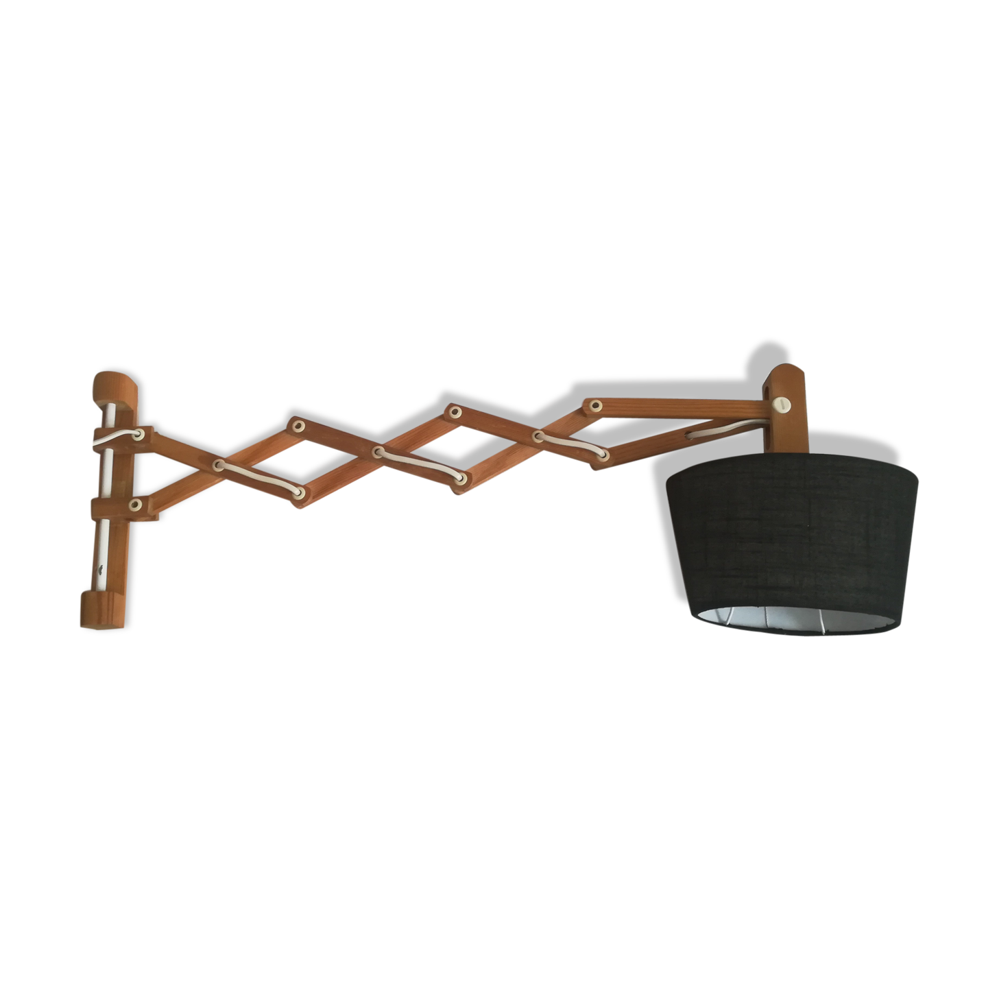Wall lamp extensible scandinavian accordion