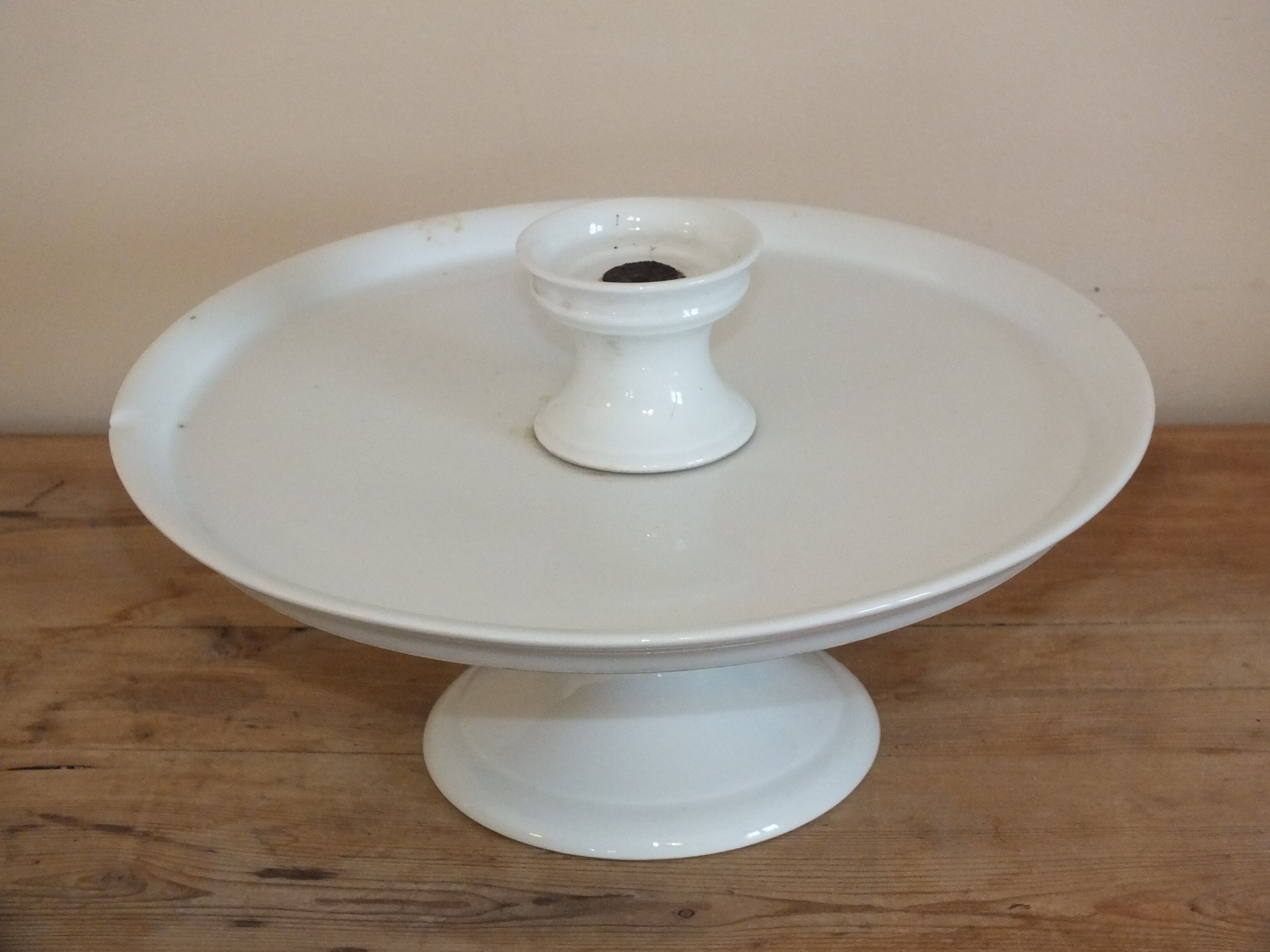 White porcelain display cup of the nineteenth century