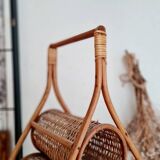 Rattan bottle holder
