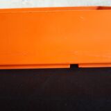 Orange mail bench design Roger Tallon