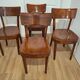 Ensemble de quatre chaises tchécoslovaques des années 1960