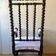 Fauteuil à haut dossier de style Louis XIII