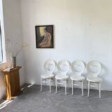 Set of 4 Baumann bistro chairs, Mouette model