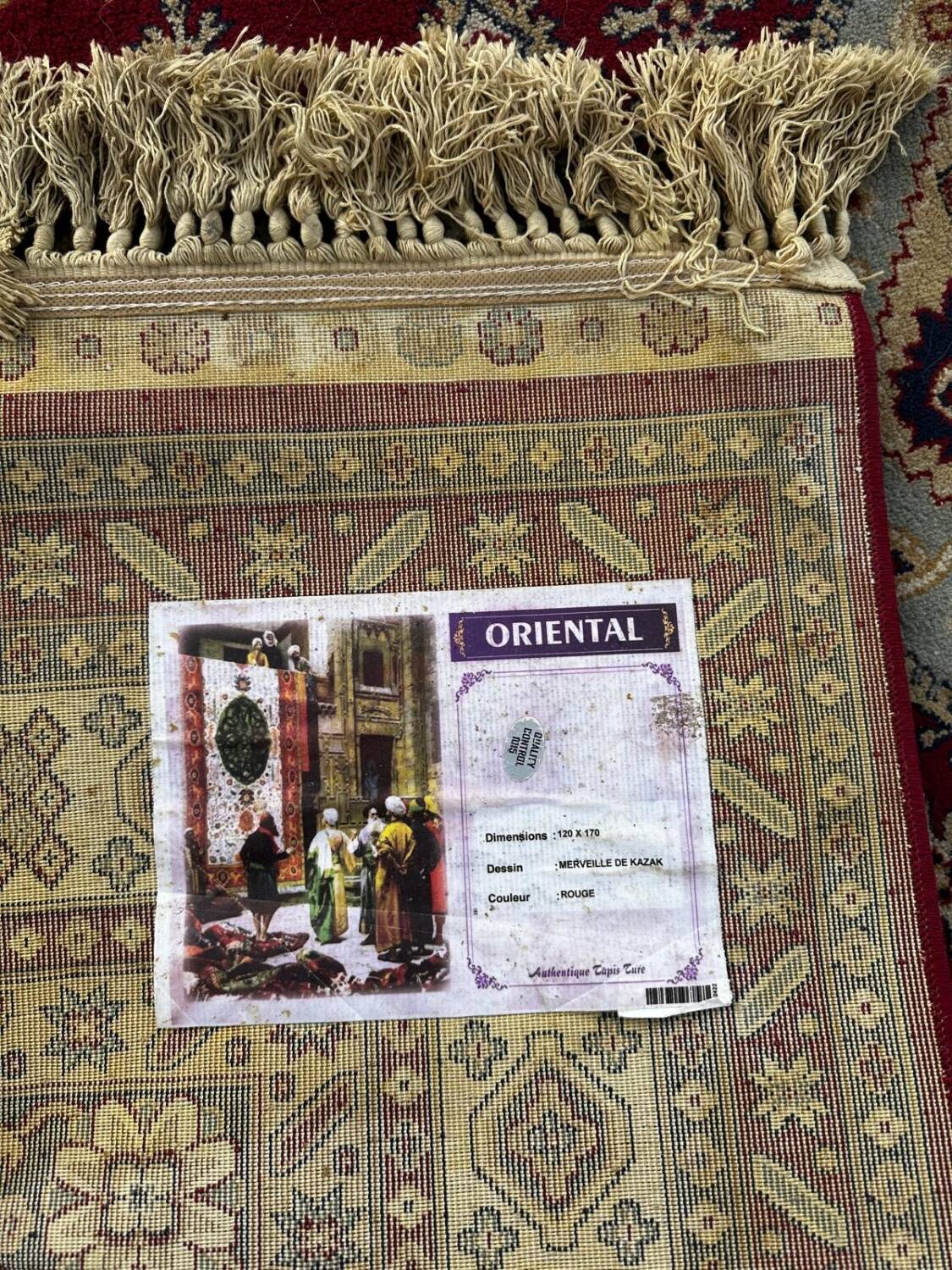 Oriental style rug