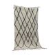 Azilal Berber rug in handmade wool 200 X 113 CM