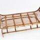 Mid century rattan benches, set of 2