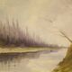 Signed Italian Landscape Painting From 20th Century
