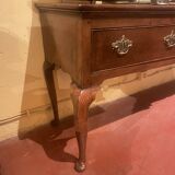 Grande Console En Chêne Trois Tiroirs -18° Siècle