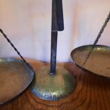 Old brass scale