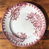 Set of 5 plates St Amandinoise model Iris