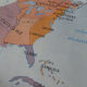Rossignol map, school poster No. 13 of Western Europe from 1610 to 1715