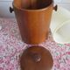 Teak ice bucket, Scandinavian style year 70