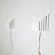 Geometric Square Layered Wall Lamps By Unknown Designer, The Netherlands 1960S