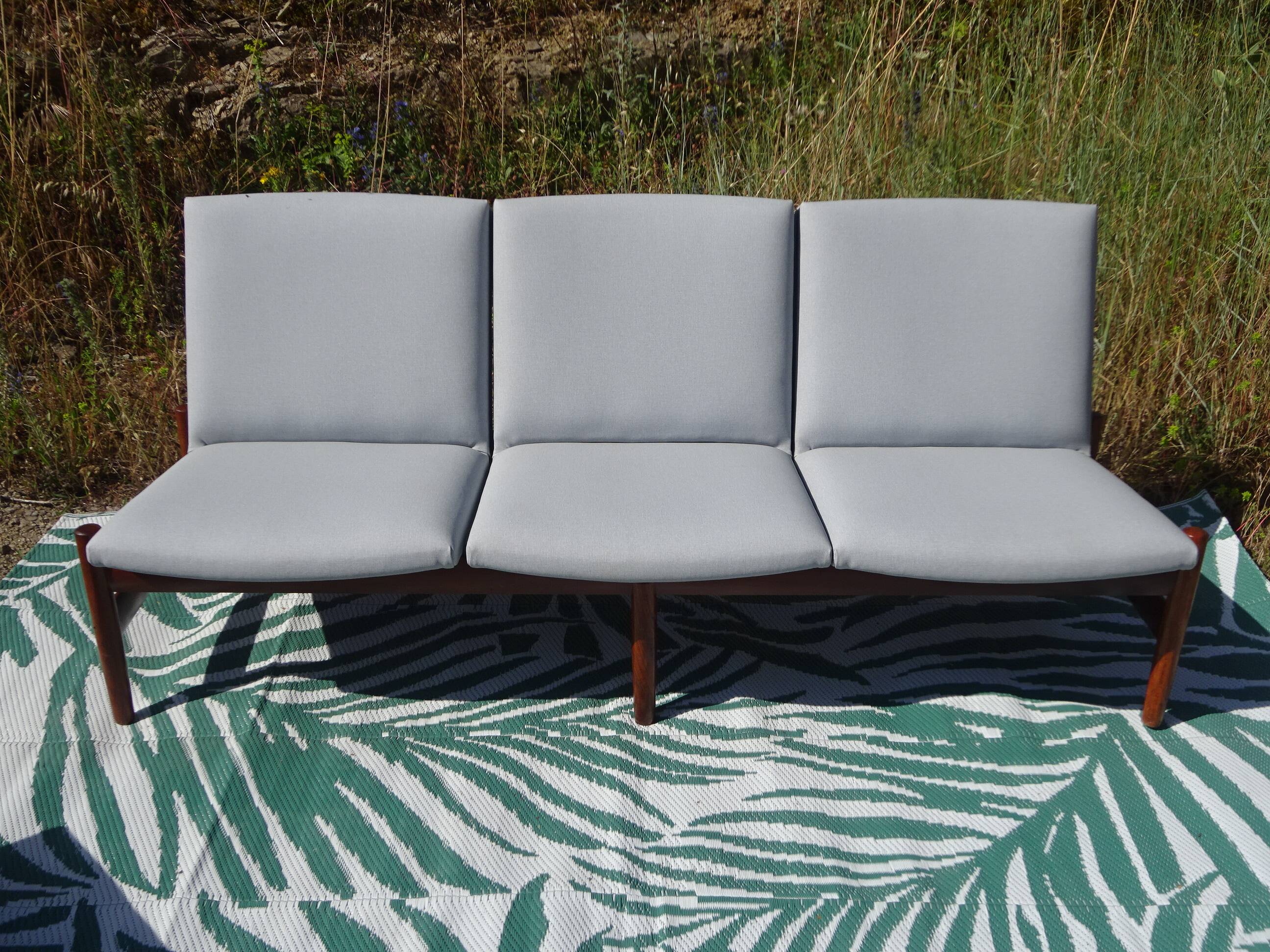 Modular vintage lounge set in teak signed by Karl SØrlie & SØnner.