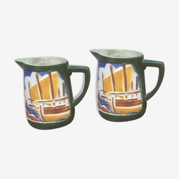 Pair of 50's pitchers