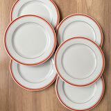Set of 9 Pillivuyt dessert plates