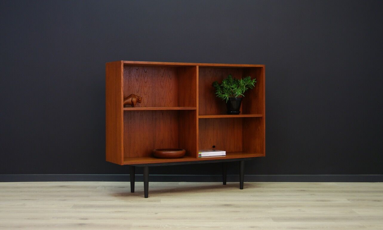 Scandinavian teak bookcase 60/70