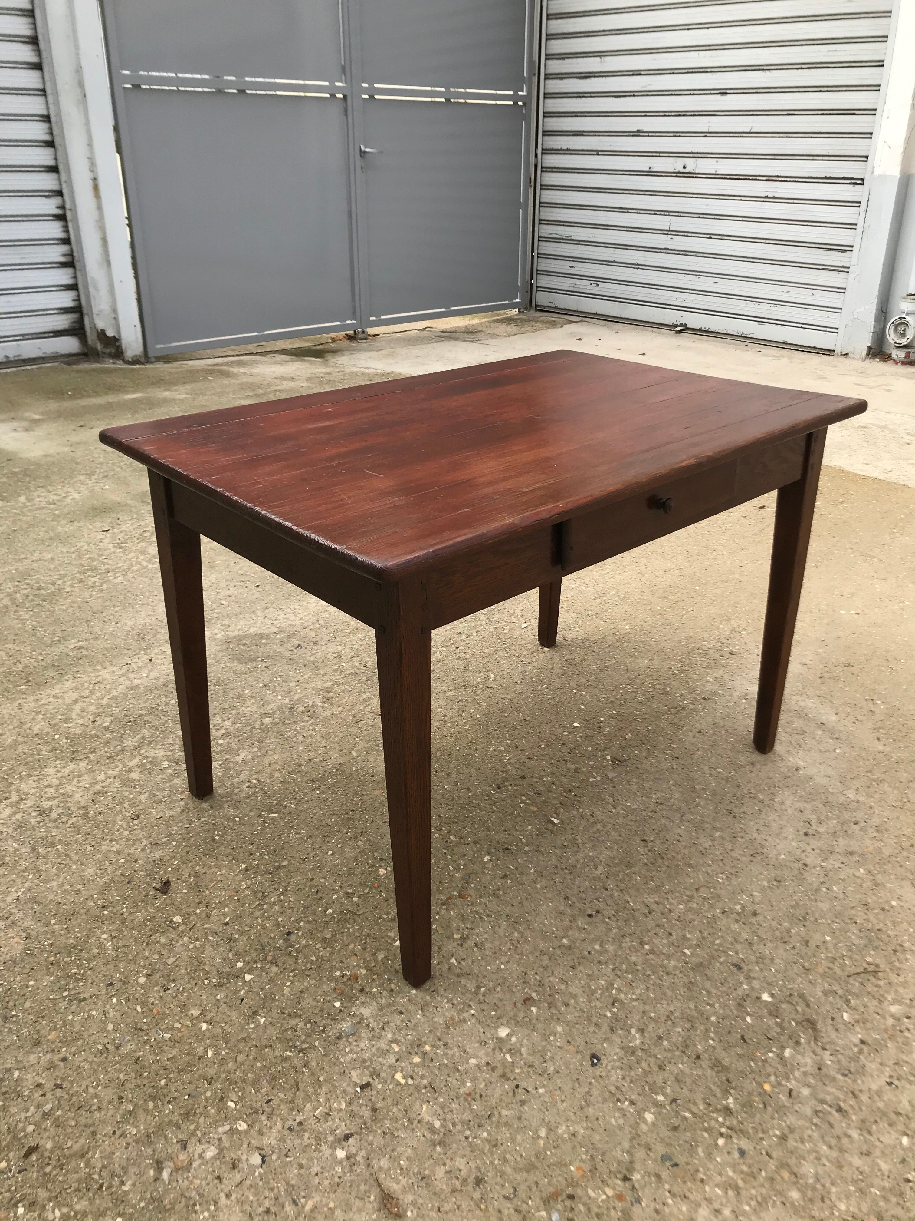 Oak dining table