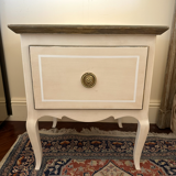 Solid wood bedside table