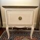 Solid wood bedside table
