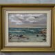Scandinavian modern painting, 1960s, Oil on panel