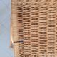 Paire de tabourets vintage en rotin & bambou 1950