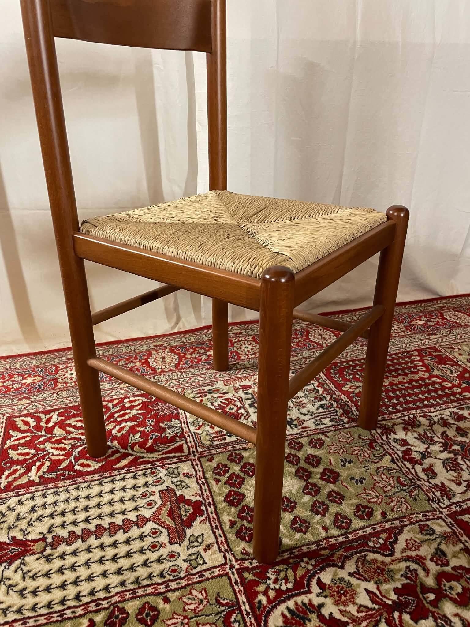 36 chaises vintage en hêtre et paille – Vente par lots – Grande série