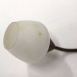 Scandinavian metal and glass pendant light, Sweden, 1950