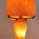 Lampe champignon vintage pâte de verre signé art de France 1970