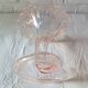 Pretty trumpet vase, in blown pink glass